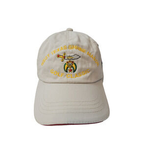 Outdoor Cap 2009 Beige West Texas Shrine Mason Golf Classic Men's Hat One Size